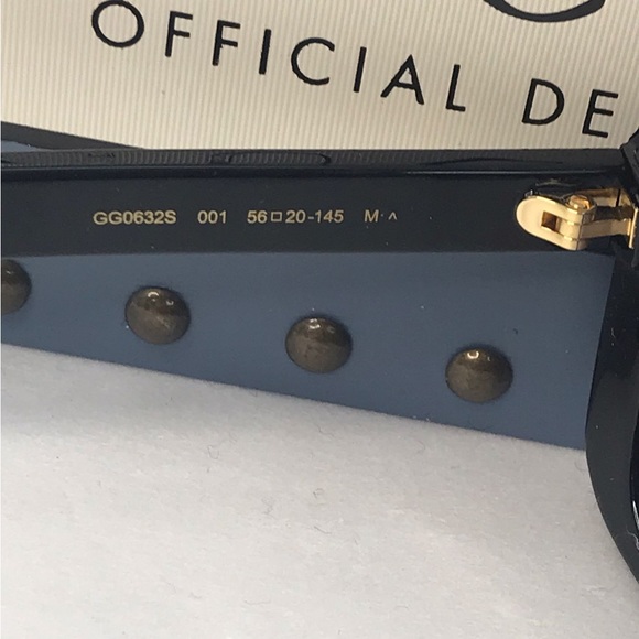 New - 💯Authentic Gucci Grey Gradient Square Ladies Sunglasses GG0632S 001 56 . - Picture 17 of 17